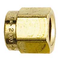 Parker Fitting, Brass, 1-8 Nut Pack of 40